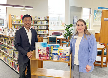 地域施設訪問による関係性構築活動の様子