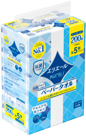 Plusキレイペーパータオル コンパクトタイプ 5個パック