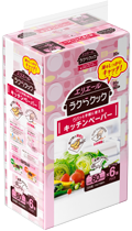 ラクらクックパパッと手軽に使えるキッチンペーパー 6個パック