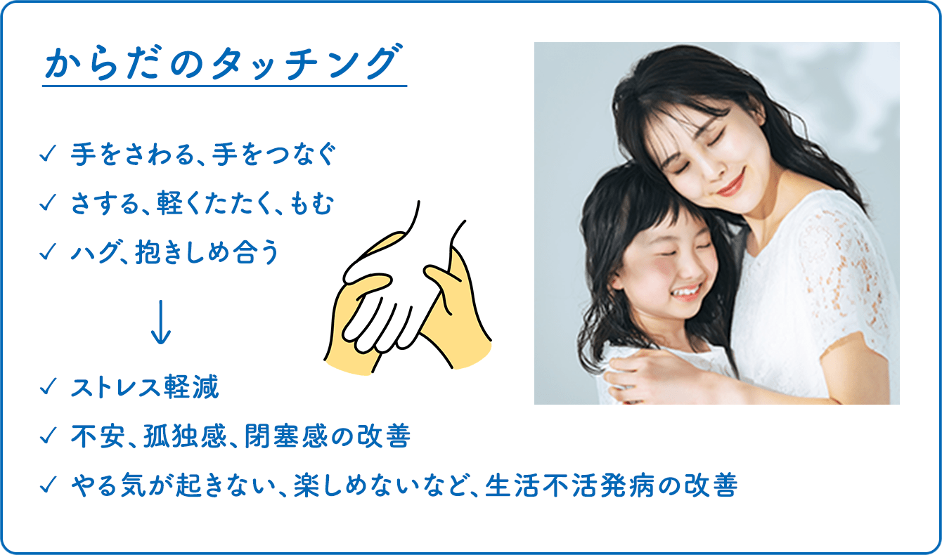 からだのタッチング