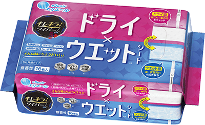 キレキラ！ワイパー ドライ×ウエットシート