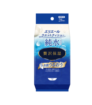 エリエールウエットティシュー 贅沢保湿 携帯用 28枚