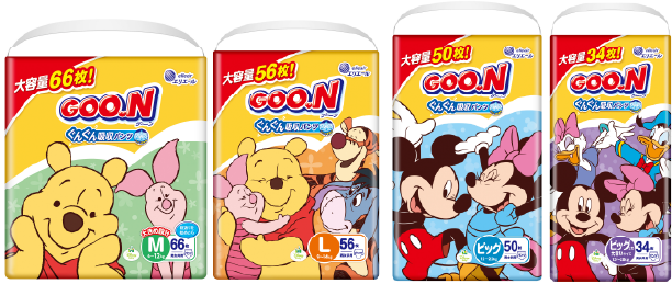 グーンぐんぐん吸収パンツに変わりました！