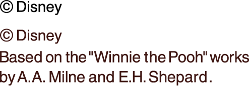 @Disney @Disney Based on the 'Winnie the Pooh' works by A.A.Milne and E.H.Shepard.