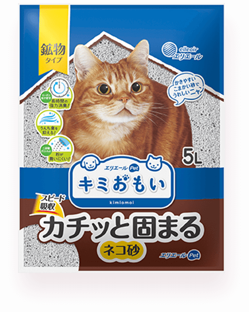 カチッと固まる ネコ砂
