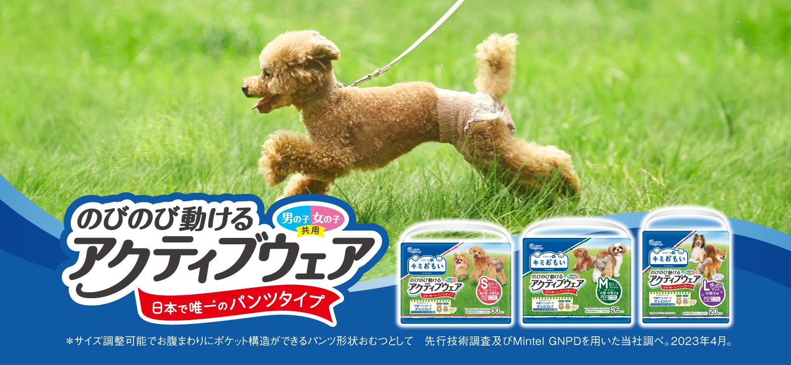 のびのび動ける アクティブウェア