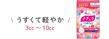 うすくて軽やか 3cc～10cc