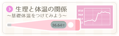 生理と体温の関係 ～基礎体温をつけてみよう～